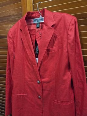 Lauren Ralph Lauren Vibrant Red Women's Pantsuit